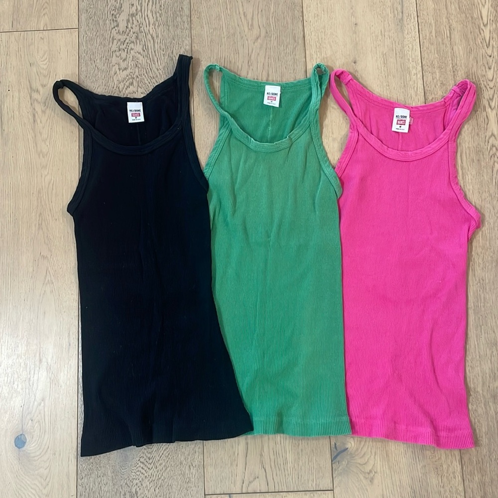 Re/done x Hanes | Rib Tank Set x 3